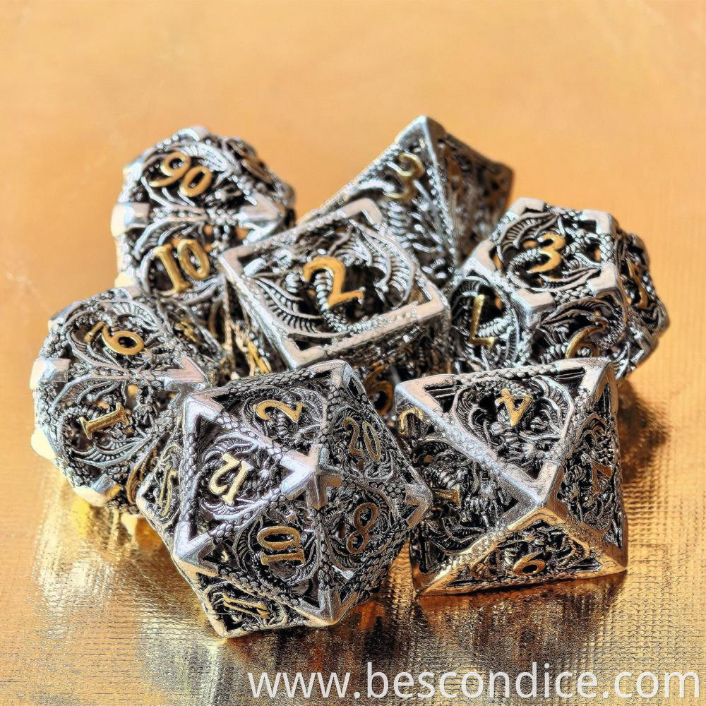 Pathfinder Rpg Shadow Run Dnd Metal Dice Set